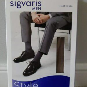 Sigvaris Men Tan/ Khaki Medical Compression Size LS Knee High 20-30 mmHg 1 Pair